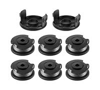 CDIYTOOL F016800569/F016800385 Bobine de fil de rechange pour débroussailleuse Bosch ART 23SL 26SL 23-28 + couvercle F016F04557 (6 bobines + 2 capuchons)