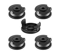 CDIYTOOL F016800569/F016800385 Bobine de fil de rechange pour débroussailleuse Bosch ART 23SL 26SL 23-28 + housse F016F04557 (4 bobines + 1 capuchon)
