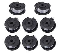 CDIYTOOL Lot de 8 bobines de rechange F016800385 pour débroussailleuse Bosch ART 23SL ART 26SL, 1,6 mm, 4,9 m, compatible avec Bosch ART 23-28