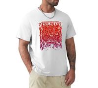 Cdj Necronomicon Ex Mortis Evil Dead Men's T-Shirt White 3XL