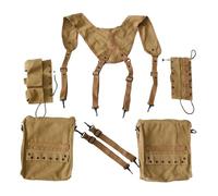 CDJBHW WW2 US Kit Médical Soldat Toile Sac Portable Trousse D'urgence Outdoor Tool Pack Réplique WWII D - Day Combat Gear