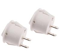 CDL Micro Lot de 2 interrupteurs à bascule avec configuration de contact SPST Blanc