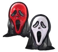 CDLIZW Masques D'Horreur Pour Halloween,Masques de Films D'Horreur,Masques de FantôMes,Masque Ghostface,Mask Scary Props Pour Halloween Carnaval Cosplay, Bal Masqué, Fête