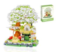 CDLIZW Sakura Arbre Maison Construire Bloc,690 Pièces Ensemble de Construction Cabane dans Les Arbres,Ensembles Construction Bonsaï Sakura,Convient aux Adultes et Adolescents âgés de 16 Ans et Plus