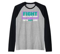 CdLS T-Shirt de Sensibilisation à la Lutte CdLS Manche Raglan