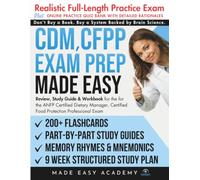 CDM, CFPP Exam Prep Made Easy: Review, Study Guide & Test Prep for the ANFP Certified Dietary Manager, Certified Food Protection Professional Exam: Flashcards, Online Quiz Bank & 6 Week Study Plan