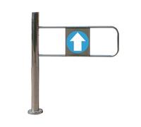 cdpdmai Supermarché Sens Unique Accès Automatique Portail Battant, Sécurité Métal Ressort Portillon, Portillon de Sécurité Métallique Réglable, pour Bibliothèque Entrepôt(Size:70x97cm,Color:Droite)