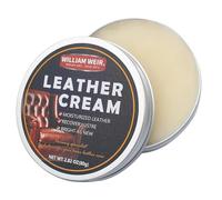 CDRPD 1 pcs Entretien Cuir,Creme Cuir,pour Volant de Voiture,Siège Auto,Canapé,Chaussure,Veste et Vêtements,Imprègne et Protège Le Cuir Efficacement,Emballage de Canettes en Aluminium,Incolore(80g)