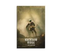 CDSOVNNG Hacksaw Ridge Poster de film décoratif sur toile pour chambre à coucher 50 x 75 cm