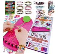 Cdudiy Kit Bracelet Bresilien et d'Amitié avec Notice en Français - Idée Cadeau pour Fille 8-16 Ans, Ado - Kit DIY Loisirs Créatifs Enfants et Adultes - Activité Manuelle avec Fils