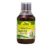 cdVet ArthroGreen Lauf-Fit 250ml - complément alimentaire naturel et efficace pour le soutien des articulations pour cheval, chien et chat avec des herbes