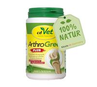 cdVet ArthroGreen Plus 150g - complément alimentaire naturel et efficace pour soutenir les articulations des chiens et des chats avec des vitamines et des minéraux