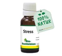 cdVet Naturprodukte Bio-Bach Flowers Stress 20 ML Chien Chat Cheval Stress + Panique + Tension + Pureté - Réveillon du Nouvel an - sans Alcool + Sucre - Certifié Bio - Huile d'onagre