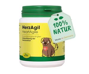 cdVet Produits naturels HerzAgil 70 g - Chien, Chat, Animaux de Compagnie - Complément Alimentaire - Soutien de la Fonction Cardiaque - Stimulation générale de la vitalité - Soutien du système