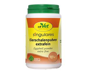 cdVet Singulière Poudre de Coquille d'oeuf Extra Fine 1kg - Complément Alimentaire pour Chiens et Chats grâce au Calcium et aux minéraux