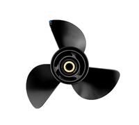 CDwSNF Hélice Hors-Bord en Aluminium for 90hp, 100hp, 115hp, 140hp, 3 Lames, 15 Dents, pièce de Bateau 14x19