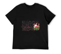 CDWTA Fangs Wales Rugby Supporters T Shirt Blood, Sweat and Beers.