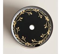 CDXHOME Lot de 100 housses anti-poussière en papier kraft noir à motif floral pour bougies ou loisirs créatifs - Accessoires de protection pour bougies - 9,7 cm