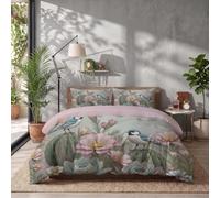 CDXNORA Housse de Couette 200x200cm pour 2 Personnes Cactus Oiseau | Parure de Lit Réversible avec 2 Taies d'oreiller 65x65 cm, Plantes du Désert Occidental Ensemble de Literie en Microfibre Douce