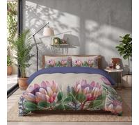CDXNORA Housse de Couette Protée Royale | Parure de Lit 3 Pièces avec 2 Taies d'oreiller 65x65 cm - Linge de Lit 240x220cm pour 2 Personnes - Ensemble de Housse de Couette