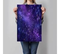 CDXNORA Impression sur Toile Ciel Étoilé Particules Decoration Murale Peinture, 60x90 cm Tableaux Muraux Decoratifs Fantastique Astronomie Chambre Salon Tableau, pour Salle de Bain Maison Décorations