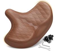 CDYWD Selle de Velo Ultra Confortable Homme et Femme, Extra Large, Épaississant, avec Suspension, Ergonomique Rembourrage Doux, Selle Confort Velo pour VTT, Vélo de Ville, Ebike, Vélo Stationnaire