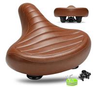 CDYWD Selle de Velo Ultra Confortable Homme et Femme, Rembourrage Doux Ergonomique, Large, avec Suspension, Selle Confort Velo pour VTT, Vélo de Ville, Ebike, Vélo Stationnaire