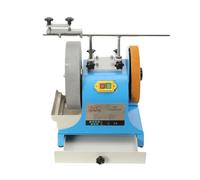 CDZHLTG Affûteuse à Eau 10 Pouces, Moteur Aluminium 220V 50Hz 1450 U/min, Meule Ø250mm et Disque à Poncer Ø200mm, pour Affûtage, Dérouillage, Polissage de Couteaux, Métaux, Pierre, Jade