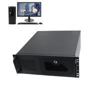 CDZHLTG Armoire Réseau, Racks pour Ordinateur et Serveur,4U SL-450A,Support Carte Mère ATX/Micro-ATX/Mini-ITX, Ports USB Avant, Antipoussière