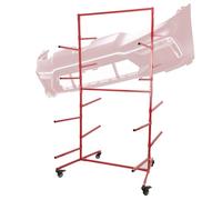 CDZHLTG Grande Étagère Pare-Chocs Support Peinture,Support de Stockage Pare-Chocs Double Face Mobile,Étagères Réglables Hauteur,Capacité 160kg