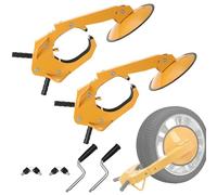 CDZHLTG Lot de 2 Antivol de Roue de Voiture, Sabot de Roue Antidémarrage pour Jantes, Antidémarrage De Griffe De Roue, Griffe De Stationnement pour Voitures, Camions, SUV
