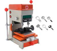 CDZHLTG Machine à Copier de Clés, Machine À Tailler Les Clés Verticales, 100W Électrique Manuel Multifonctionnel Machine à Tailler Les Clés, Fraise à Clé, Outil de Opie de Clé Universelle