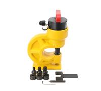 CDZHLTG Poinçonneuse Hydraulique 31T CH-60, Perforateur Métal 310KN avec 4 Matrices (10.5, 13.8, 17.5, 20.5mm), Kit de Perforation Hydraulique, Perforateur de Tôle Hydraulique