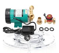 CDZHLTG Pompe de Surpression Eau 120W, Pompe Surpresseur Circulation Eau Chaude Domestique, Débit Max 25L/min, pour Douche, Robinet, Machine à Laver, Jardin, Silencieuse et Automatique