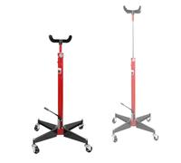 CDZHLTG Vérin de Fosse hydraulique en Acier Crics de Levage 500 KG Hauteur Réglable 113 à 186 cm, Vérin de Fosse pour Boîte de Vitesse Cric Transmission avec 4 roulettes Pédale