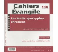 Ce-148. les écrits apocryphes chrétiens Tome 148 - Jean-Marc Prieur - Cerf - broché - Revue