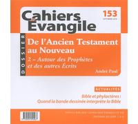 CE-153 - De l'ancien Testament au nouveau Numéro 153 - Paul André - Cerf - broché - Revue