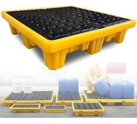 Ce bac étanche en polyéthylène de 49 x 35 x 9,5 cm Convient aux fûts d'huile et aux seaux de Peinture. Sa Conception antidérapante et sa Grande capacité en Font Un Choix idéal pour Une maîtr