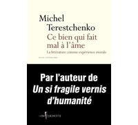 Ce bien qui fait mal à l'âme La littérature comme expérience morale - Michel Terestchenko - Don quichotte - broché - Essai