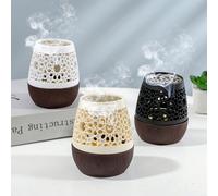 Ce brûle-encens en résine adopte un design simple et creux. Il peut être utilisé comme porte-encens, brûle-encens, diffuseur de parfum d'ambiance, décoration de la maison, convenant à la décoration d'