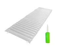 Ce camp de matelas gonflable peut facilement se rabattre dans une taille compacte en tant que quart de matelas soufflé - lit d'air de matelas gonflable | Matelas de confort pliable, lit gonflable avec