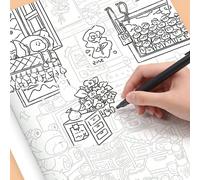 Ce carnet de croquis présente de beaux designs pour que vous puissiez dessiner et colorier, dans le but de vous offrir un exutoire créatif, que vous soyez un passionné d'art ou que vous recherchiez si