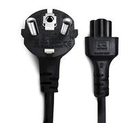 CE Certifcation - EU Cordon Câble d'alimentation, KEMA EUR 16A 250V, 3 x 0.75mm, 1,5 Mètres / 5 Pieds, pour Ordinateur Portable Notebook Alimentation Chargeur Adaptateur