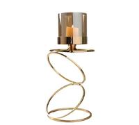 Ce Chandelier rétro doré est Un Ornement décoratif idéal pour la Maison et Les Mariages.