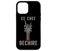 Ce Chef Dechire Squelette Gothic Rocker Guitare Musique Coque pour iPhone 12 Mini
