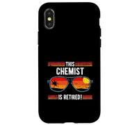 Ce chimiste est Un Design rétro de Lunettes de Soleil de Style retraité Coque pour iPhone X/XS
