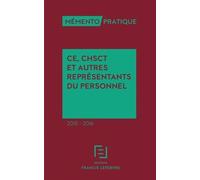 Ce-Chsct Et Autres Représentants Du Personnel