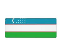 Ce clavier et tapis de souris drapeau de la République d'Ouzbékistan, 30,5 x 80 cm, est conçu pour les ordinateurs, les consoles, les bureaux, et est également adapté pour les jeux et les études.