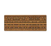 Ce clavier et tapis de souris égyptiens Frescoes de 30,5 x 80 cm est conçu pour les ordinateurs, les consoles, les bureaux, et est également adapté pour les jeux et les études.