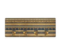 Ce clavier et tapis de souris égyptiens pharaoniques fresques de 30,5 x 80 cm est conçu pour les ordinateurs, les consoles, les bureaux, et est également adapté pour les jeux et les études.